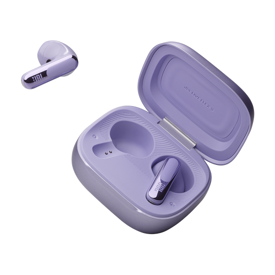 JBL Live Flex 3 - Purple - True wireless noise-cancelling open-stick earbuds - Detailshot 7